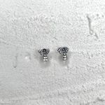 Brinco Coqueiro Envelhecido Prata 925