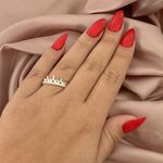 Anel Coroa Com Zircônia Prata 925