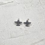 Brinco Avião Zirconias Prata 925