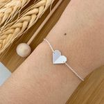 Pulseira Coração Origami Prata 925 