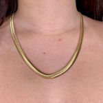 Corrente Lacraia Semijoia Banhada a Ouro 18k