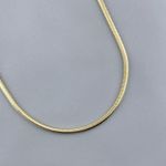 Corrente Lacraia Semijoia Banhada a Ouro 18k