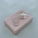 Anel Prata Legitima 925 Estrela Com Zirconia