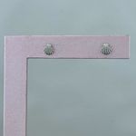 Brinco Prata Legitima 925 Envelhecido Concha Pequena 