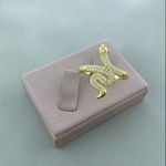 Anel Cobra Zirconia Banho Ouro 18k