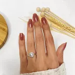 Anel Prata Legitima 925 Signo Libra