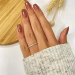 Aparador Fino Com Zircônias Coloridas Prata 925