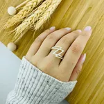 Anel Com Zircônia Prata 925