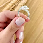 Anel Com Zircônia Prata 925