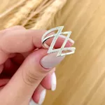 Anel Com Zircônia Prata 925