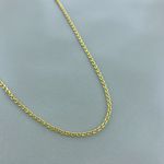 Corrente Elo Português Semijoia Banhado a Ouro 18k