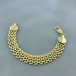Pulseira Relogio Semijoia Banhada a Ouro 18K