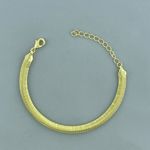 Pulseira Lacraia Semijoia Banho a Ouro 18k