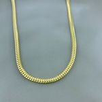 Corrente Lacraia Semijoia Banhado a Ouro 18k