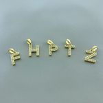 Pingente Letras Banho 18k