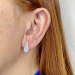 Brinco Com Zirconia Prata 925