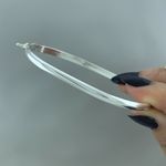 Bracelete Prata Legítima 925 Fio Meia Cana 3 milímetros