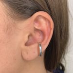 Piercing Fake Liso Médio Prata 925