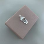 Pingente Menino Zirconia Prata 925