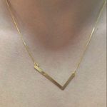 Corrente Inicial 45cm Com Banho de Ouro 18k 