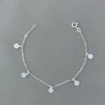 Pulseira com Medalhinha 1,6gr Prata 925