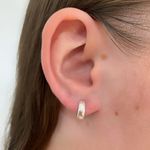 Brinco Argola Fio 4mm Liso Prata 925
