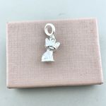 Berloque Gato Liso Prata 925