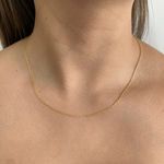 Corrente Mini Elos Semijoia Banhado a Ouro 18k