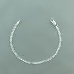 Pulseira Bismark 2 Fios Prata 925