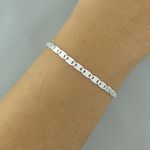 Pulseira Masculina Piastrine 3,5gr Prata 925