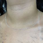 Corrente 3x1 Fina 45cm 1,5gr Prata 925