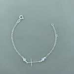 Pulseira Cruz Prata 925