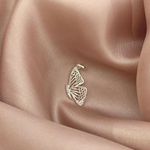 Pingente Borboleta Vazada com Pontos Zirconia Prata 925