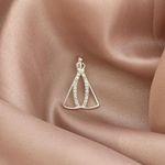 Pingente Nossa Senhora Vazada com Zirconia Prata 925