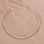 Pulseira Riviera Cristal Prata 925
