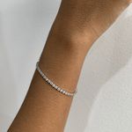 Pulseira Riviera Cristal Prata 925