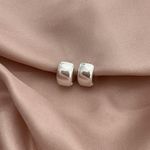 Argola Prata Legitima 925 Pequena Lisa Largura 7mm 