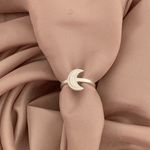 Anel Prata Legítima 925 com Lua