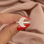 Anel Prata Legítima 925 com Lua