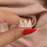 Anel Coroa Prata 925