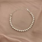 Pulseira Bola 6mm Prata 925