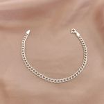 Pulseira Elos Duplos Prata 925
