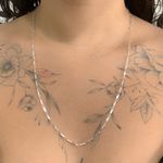 Corrente Masculina Veneziana Alongada Prata 925