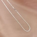 Corrente Masculina Grumet Prata 925