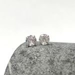 Brinco Solitario Zirconia 3mm Prata 925