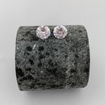 Brinco Solitario Zirconia 10mm Prata 925