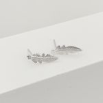 Brinco Prata Legitima 925 Pena Lisa 