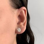 Brinco Prata Legitima 925 Lua e Estrela com Zirconia 