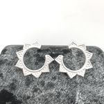 Brinco Prata Legítima 925 Flor Redonda Vazada