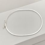 Bracelete Prata Legitima 9225 Fio Quadrado 1mm Liso 